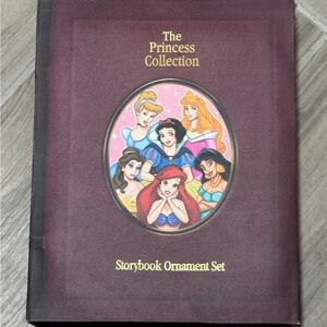 Disney The Princess Collection Storybook Ornament Set